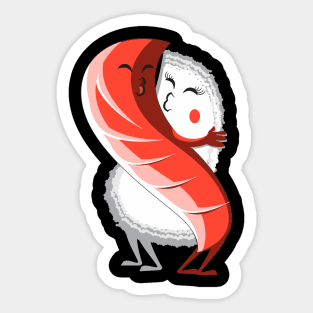 Japanese Food Sushi Eating Gifts I Love Eating Sushi Lover Sticker